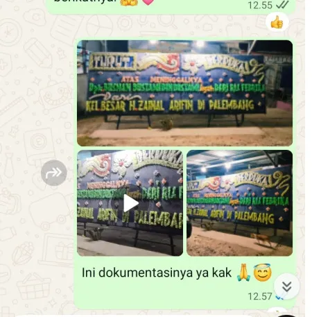 Pengiriman Papan Bunga Duka Kates Kauman